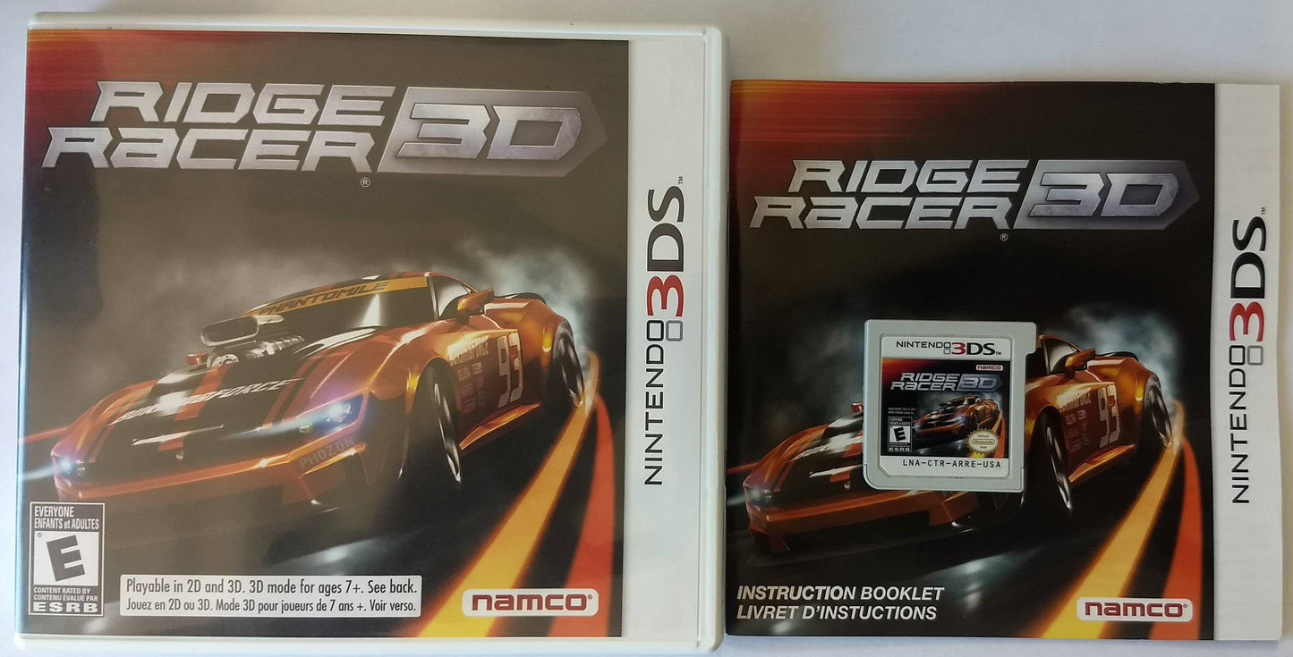 RIDGE RACER 3D NINTENDO 3DS - jeux video game-x
