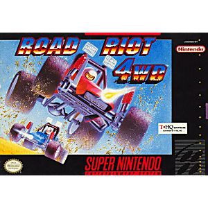ROAD RIOT 4WD (SUPER NINTENDO SNES) - jeux video game-x