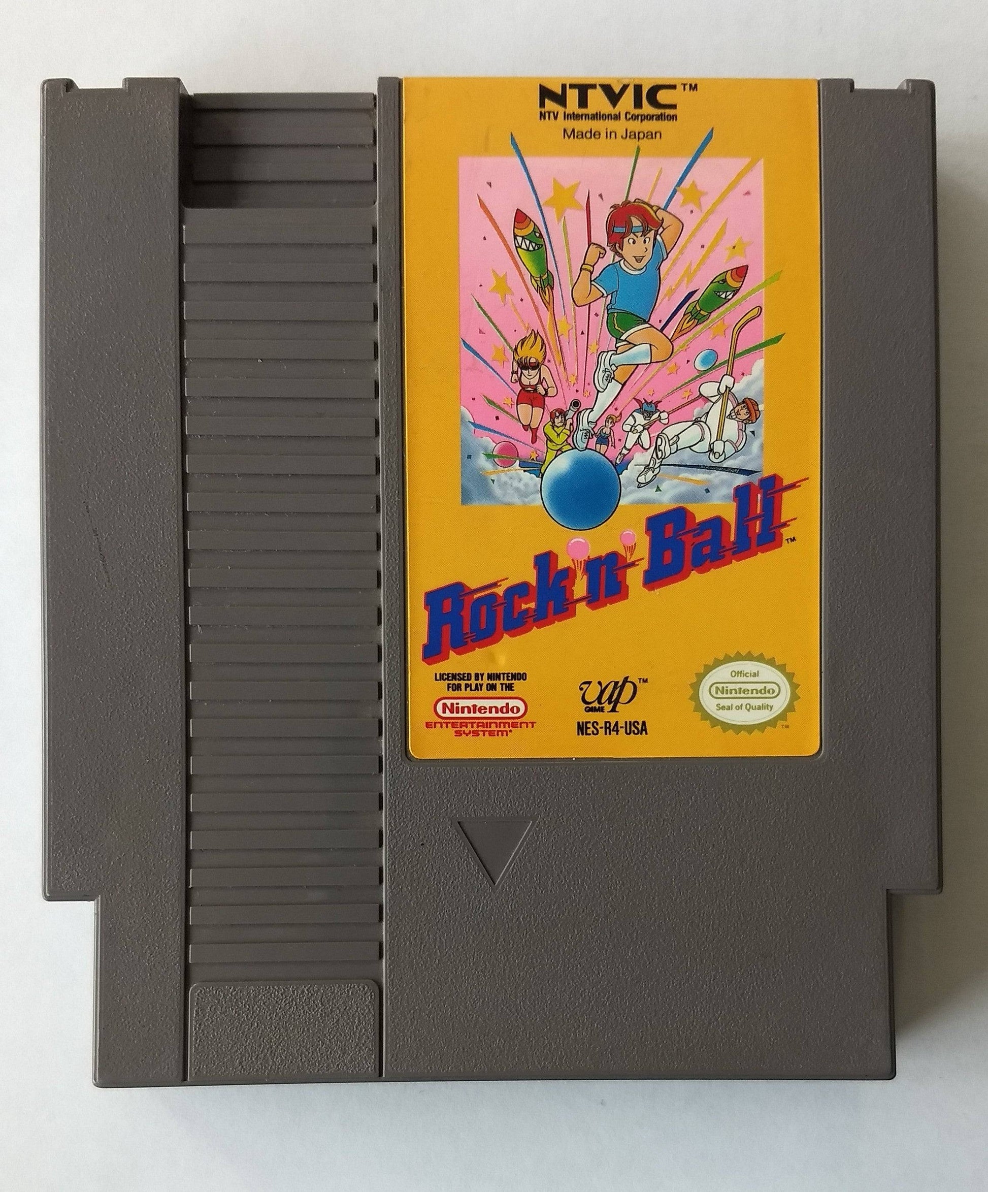 ROCK 'N BALL NINTENDO NES - jeux video game-x