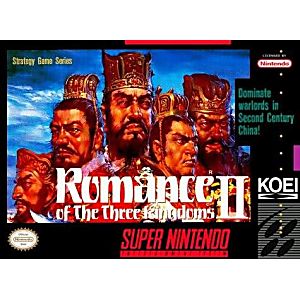ROMANCE OF THE THREE KINGDOMS II 2 (SUPER NINTENDO SNES) - jeux video game-x