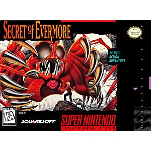 SECRET OF EVERMORE (SUPER NINTENDO SNES) - jeux video game-x