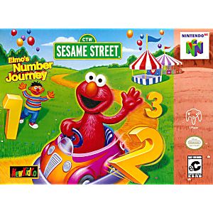 SESAME STREET: ELMO'S NUMBER JOURNEY (NINTENDO 64 N64) - jeux video game-x
