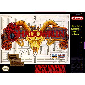 SHADOWRUN (SUPER NINTENDO SNES) - jeux video game-x