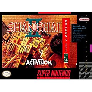 SHANGHAI II 2 DRAGON'S EYE (SUPER NINTENDO SNES) - jeux video game-x