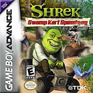 SHREK SWAMP KART SPEEDWAY (GAME BOY ADVANCE GBA) - jeux video game-x