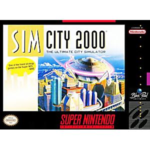 SIMCITY 2000 SUPER NINTENDO SNES - jeux video game-x