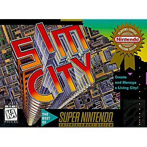 SIMCITY (SUPER FAMICOM) (SUPER NINTENDO SNES) - jeux video game-x