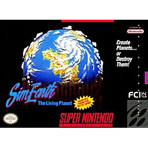 SIMEARTH (SUPER NINTENDO SNES) - jeux video game-x