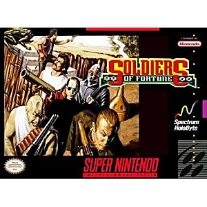 SOLDIERS OF FORTUNE (SUPER NINTENDO SNES) - jeux video game-x