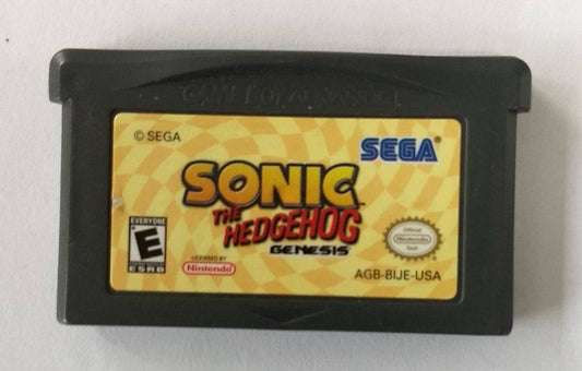 SONIC THE HEDGEHOG GENESIS (GAME BOY ADVANCE GBA) - jeux video game-x