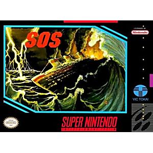 SOS (SUPER NINTENDO SNES) - jeux video game-x