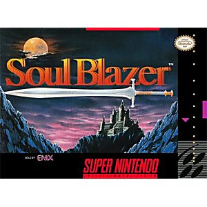 SOUL BLAZER (SUPER NINTENDO SNES) - jeux video game-x