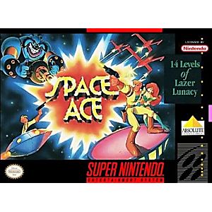 SPACE ACE (SUPER NINTENDO SNES) - jeux video game-x