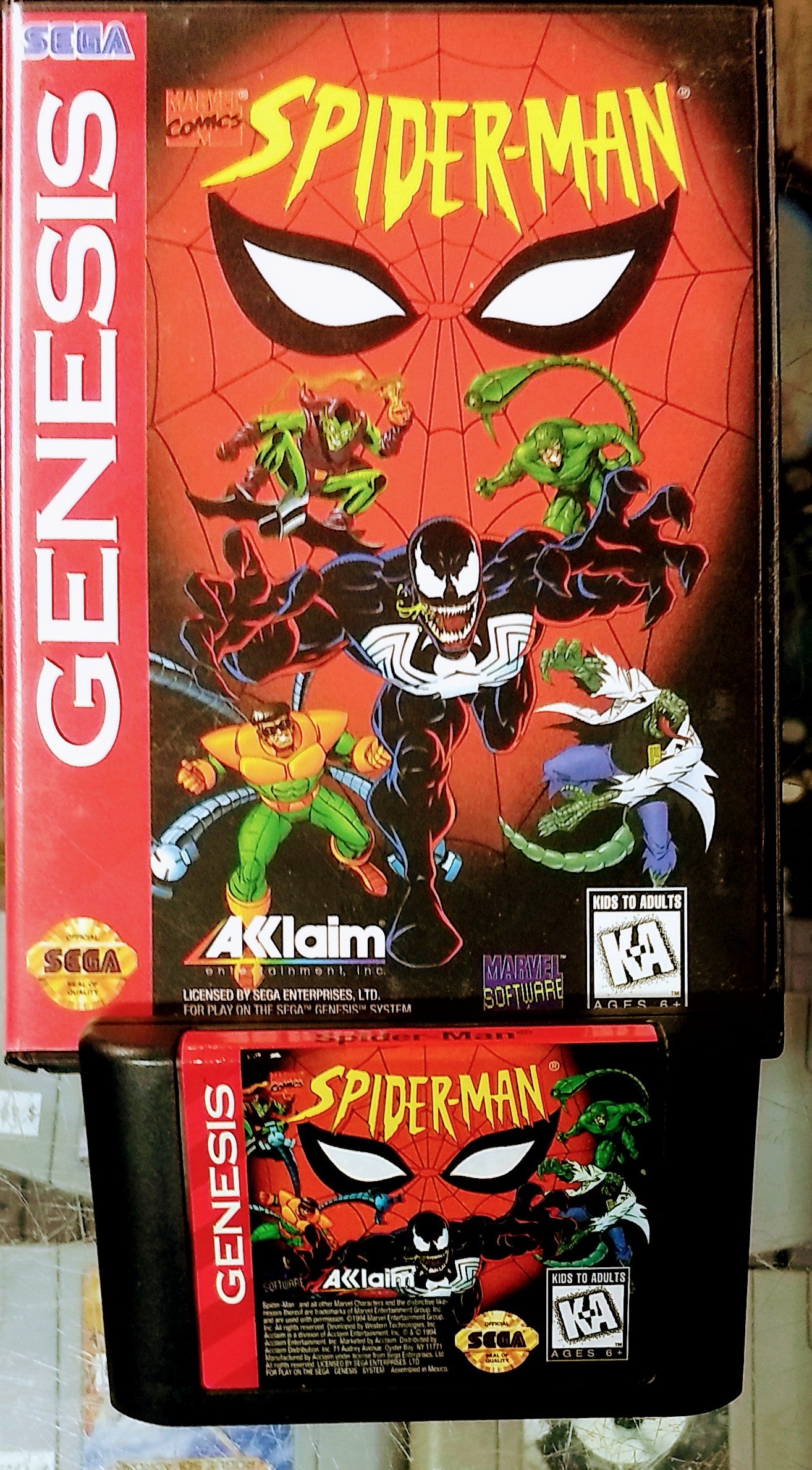 SPIDERMAN 1994 (SEGA GENESIS SG) - jeux video game-x