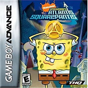 SPONGEBOB ATLANTIS SQUAREPANTS (GAME BOY ADVANCE GBA) - jeux video game-x