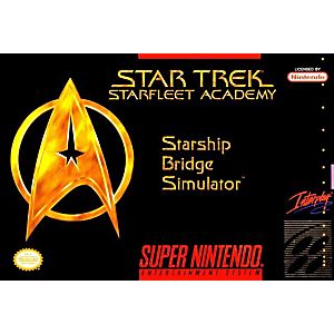 STAR TREK: STARFLEET ACADEMY – STARSHIP BRIDGE SIMULATOR (SUPER NINTENDO SNES) - jeux video game-x