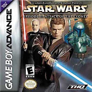STAR WARS EPISODE II 2 ATTACK OF THE CLONES (GAME BOY ADVANCE GBA) - jeux video game-x