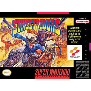 SUNSET RIDERS (SUPER NINTENDO SNES) - jeux video game-x