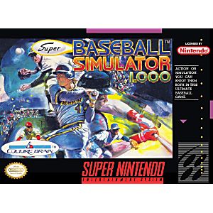 SUPER BASEBALL SIMULATOR 1.000 (SUPER NINTENDO SNES) - jeux video game-x