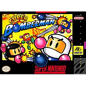 SUPER BOMBERMAN (SUPER NINTENDO SNES) - jeux video game-x