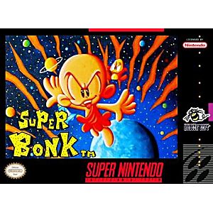 SUPER BONK (SUPER NINTENDO SNES) - jeux video game-x