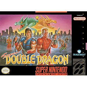 SUPER DOUBLE DRAGON (SUPER NINTENDO SNES) - jeux video game-x
