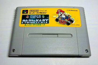 SUPER MARIO KART SHVC-MK JAP IMPORT SUPER FAMICOM JSNES - jeux video game-x