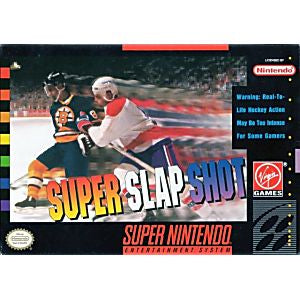 SUPER SLAP SHOT SUPER NINTENDO SNES - jeux video game-x
