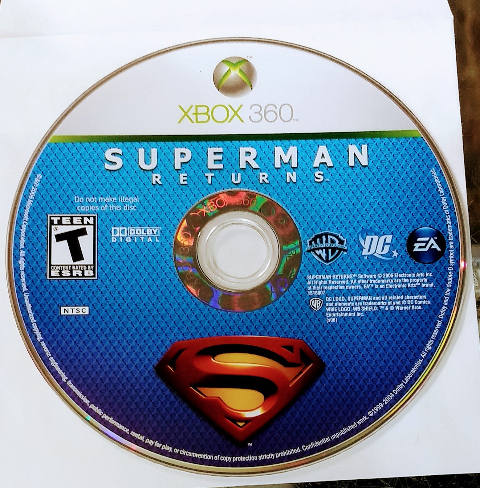 SUPERMAN RETURNS XBOX 360 X360 - jeux video game-x