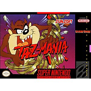 TAZ-MANIA (SUPER NINTENDO SNES) - jeux video game-x