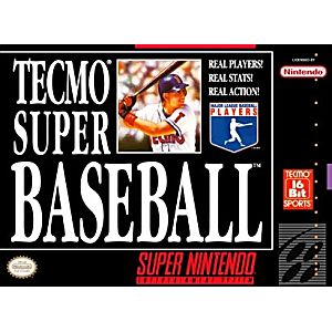 TECMO SUPER BASEBALL (SUPER NINTENDO SNES) - jeux video game-x