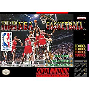 TECMO SUPER NBA BASKETBALL (SUPER NINTENDO SNES) - jeux video game-x