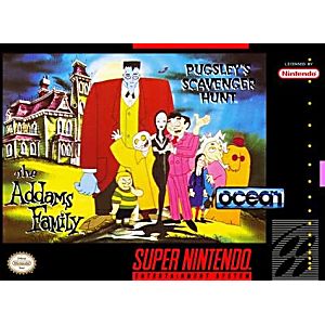THE ADDAMS FAMILY PUGSLEY'S SCAVENGER HUNT (SUPER NINTENDO SNES) - jeux video game-x