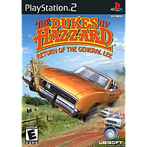 THE DUKES OF HAZZARD RETURN OF THE GENERAL LEE PLAYSTATION 2 PS2 - jeux video game-x