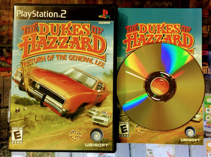 THE DUKES OF HAZZARD RETURN OF THE GENERAL LEE PLAYSTATION 2 PS2 - jeux video game-x