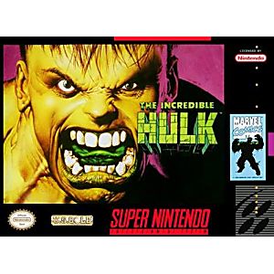 THE INCREDIBLE HULK SUPER NINTENDO SNES - jeux video game-x