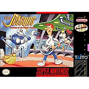 THE JETSONS: INVASION OF THE PLANET PIRATES (SUPER NINTENDO SNES) - jeux video game-x