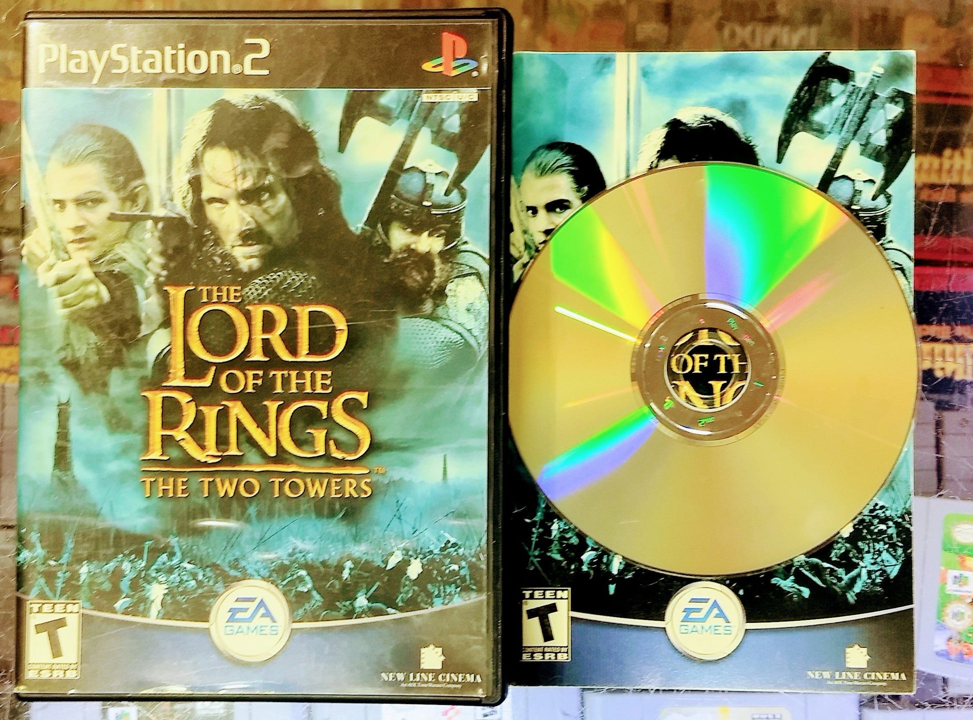 THE LORD OF THE RINGS THE TWO TOWERS (PLAYSTATION 2 PS2) - jeux video game-x