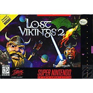 THE LOST VIKINGS 2 (SUPER NINTENDO SNES) - jeux video game-x