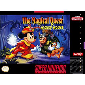THE MAGICAL QUEST STARRING MICKEY MOUSE (SUPER NINTENDO SNES) - jeux video game-x