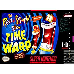 THE REN AND STIMPY SHOW: TIME WARP (SUPER NINTENDO SNES) - jeux video game-x