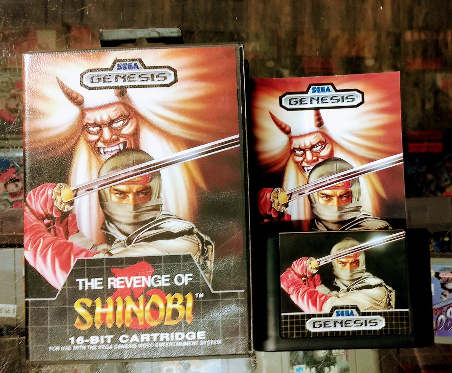 THE REVENGE OF SHINOBI SEGA GENESIS SG - jeux video game-x