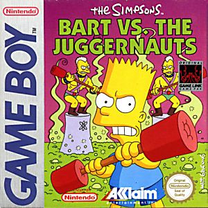 THE SIMPSONS BART VS. THE JUGGERNAUTS GAME BOY GB - jeux video game-x