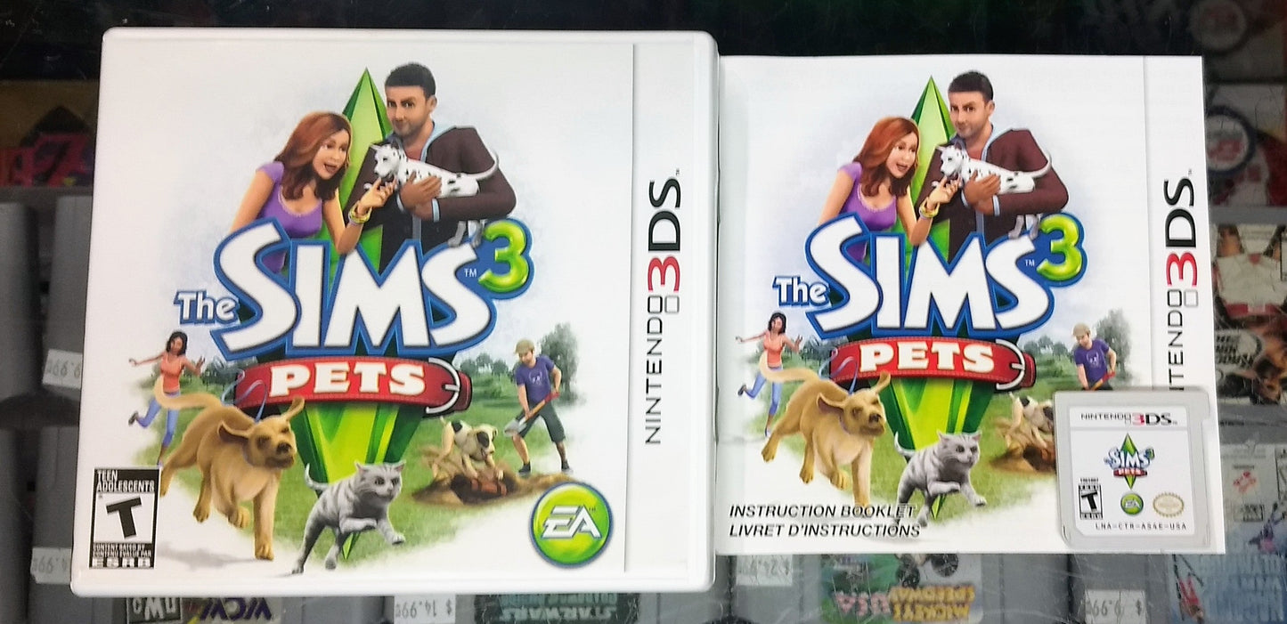 THE SIMS 3 PETS NINTENDO 3DS - jeux video game-x