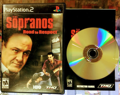 THE SOPRANOS ROAD TO RESPECT PLAYSTATION 2 PS2 - jeux video game-x