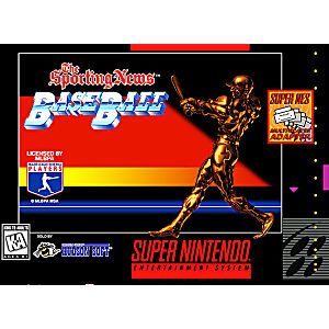 THE SPORTING NEWS BASEBALL (SUPER NINTENDO SNES) - jeux video game-x