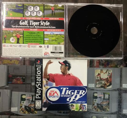 TIGER WOODS PGA TOUR 99 PLAYSTATION PS1 - jeux video game-x