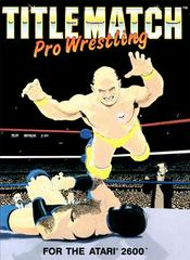 Title Match Pro Wrestling  atari 2600 - jeux video game-x