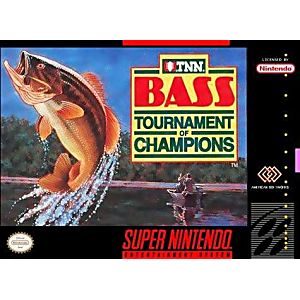 TNN BASS TOURNAMENT OF CHAMPIONS (SUPER NINTENDO SNES) - jeux video game-x