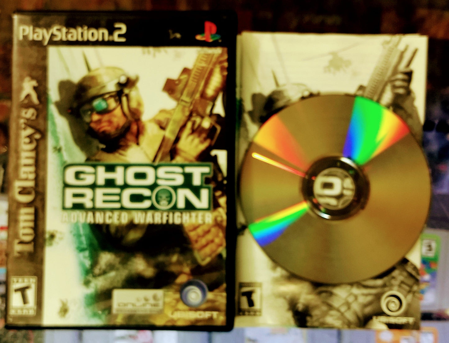 TOM CLANCY'S GHOST RECON ADVANCED WARFIGHTER (PLAYSTATION 2 PS2) - jeux video game-x